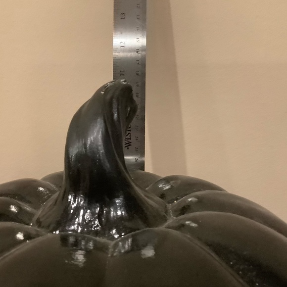 Large Black Halloween Pumpkin Decor 🦇 - Picture 3 of 4